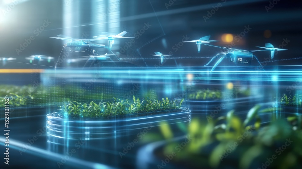 Drones enhancing urban agriculture smart city digital art futuristic environment aerial view innovation in food production Drones enhancing urban agriculture smart city digital art futuristic environment aerial view innovation in food production