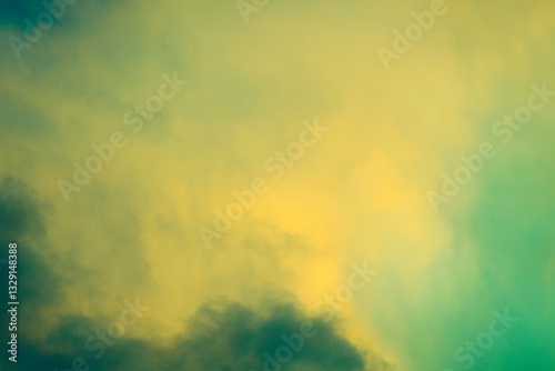 Stormy Cloudscape. blue and gray clouds. Cloud in the background. Phone or desktop wallpaper.