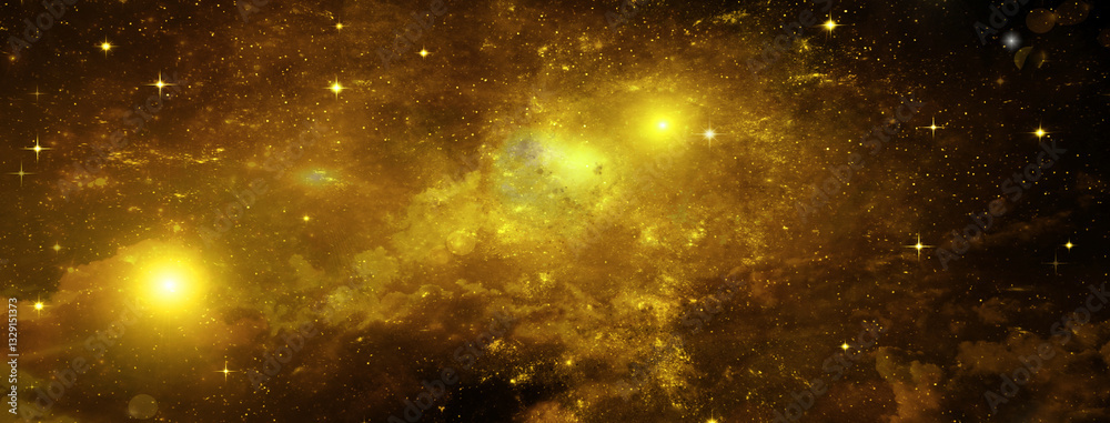 galaxy in a free space.
