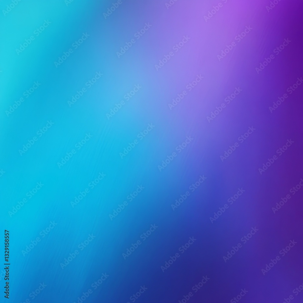 Obraz premium A vibrant teal and purple gradient. Featuring teal blending into purple. Emphasizing creativity and imagination. Ideal for artistic and bold designs