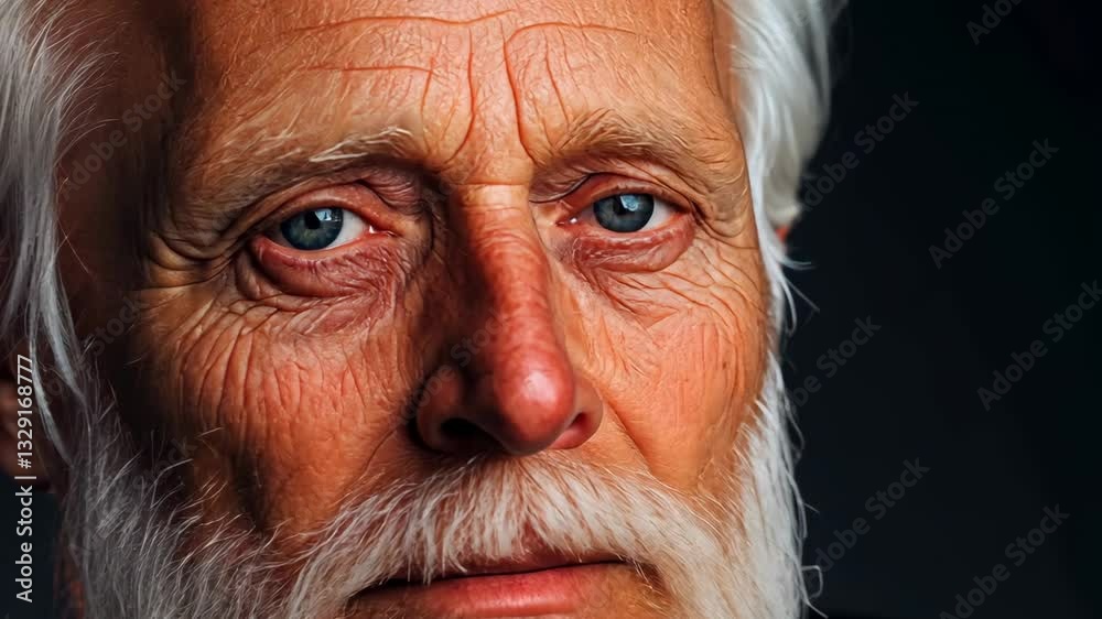 Man with a white beard Man with a white beard