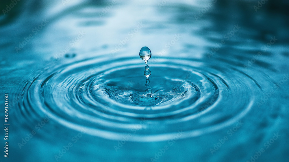 Blue water with ripples, natural light and shadow effects, fresh and serene, perfect for background use Blue water with ripples, natural light and shadow effects, fresh and serene, perfect for background use