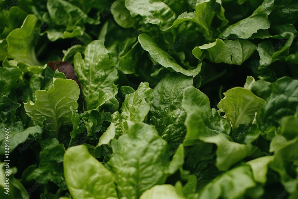 Fresh green lettuce leaves growing in a garden under natural sunlight during the daytime Fresh green lettuce leaves growing in a garden under natural sunlight during the daytime
