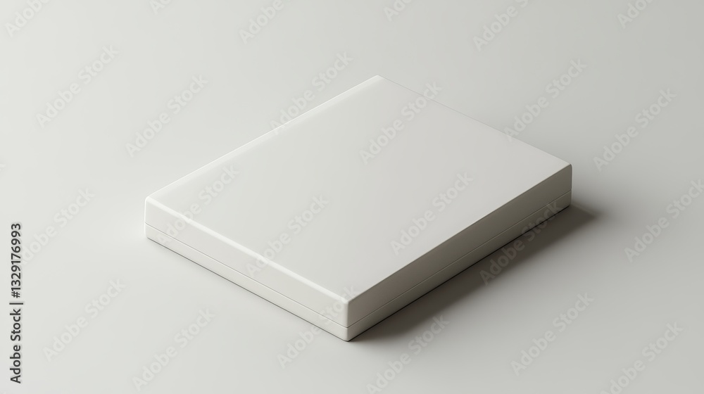 A corporate identity stationery mockup, fully isolated on a neutral gray background. 3D-rendered illustration A corporate identity stationery mockup, fully isolated on a neutral gray background. 3D-rendered illustration