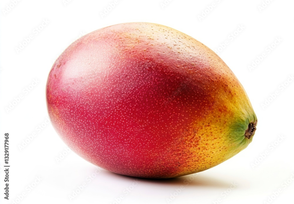 Ripe Mango Fruit on White Background Close-up Still Life Ripe Mango Fruit on White Background Close-up Still Life