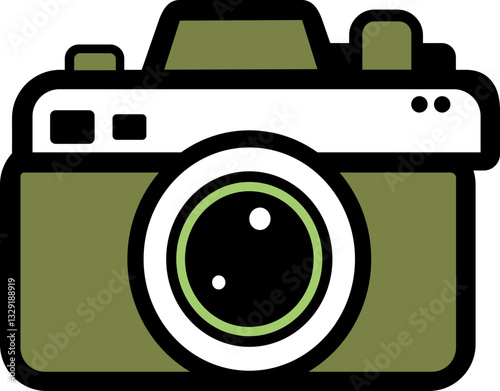 efficient digital gadget camera design vector image