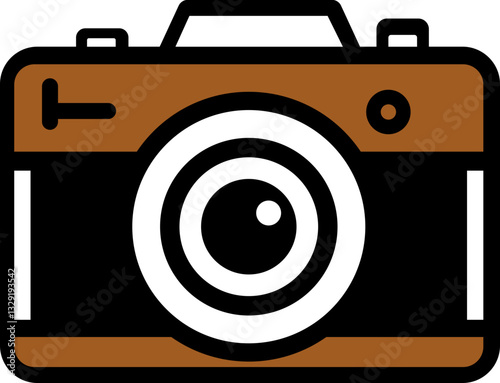 camera image hand drawn vector image PNG transparent background