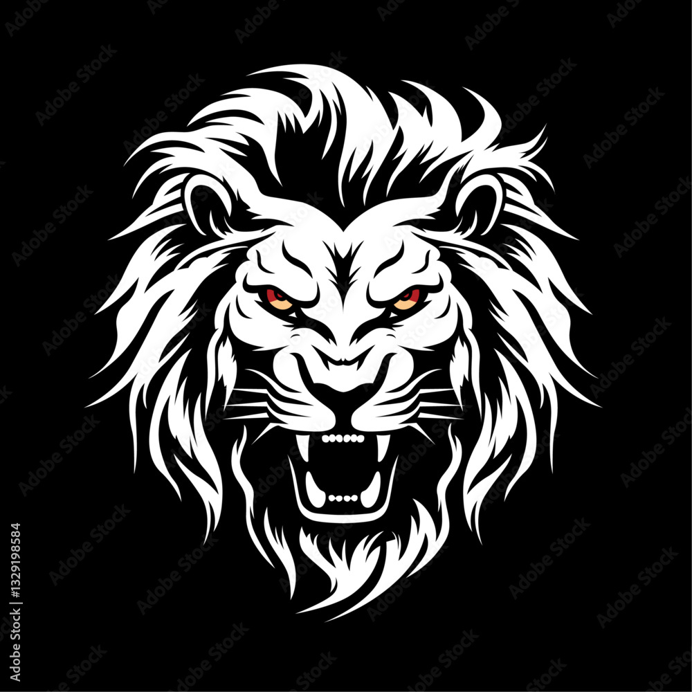 Fototapeta premium Lion Angry