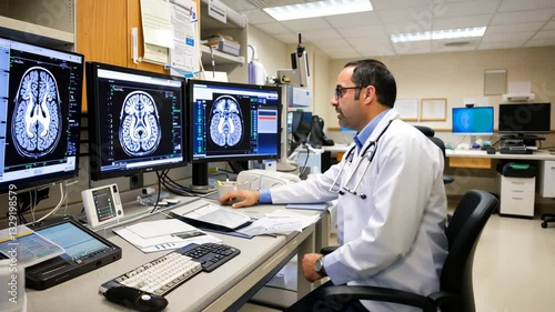 Wallpaper Mural Cutting-edge CT scan technology for in-depth neurological assessments in a state-of-the-art facility. Torontodigital.ca