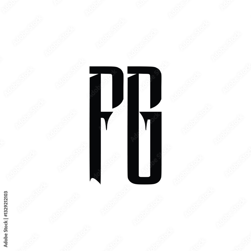 FG monogram logo design letter text name symbol monochrome logotype alphabet character simple logo FG monogram logo design letter text name symbol monochrome logotype alphabet character simple logo