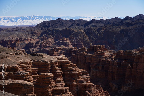 Charyn Canyon. Valley of Castles. The State National Nature Park.