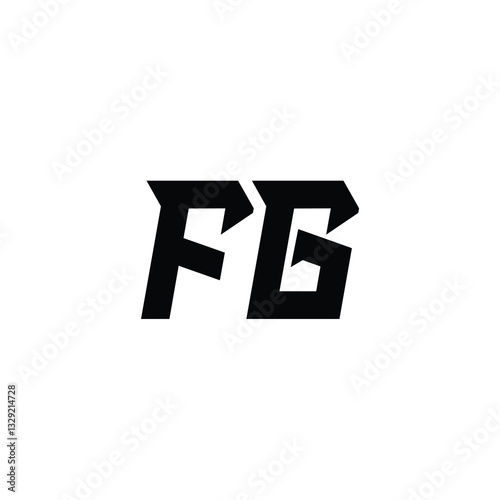 Free Download FG monogram logo design letter text name symbol monochrome logotype alphabet character simple logo - GFXLoad