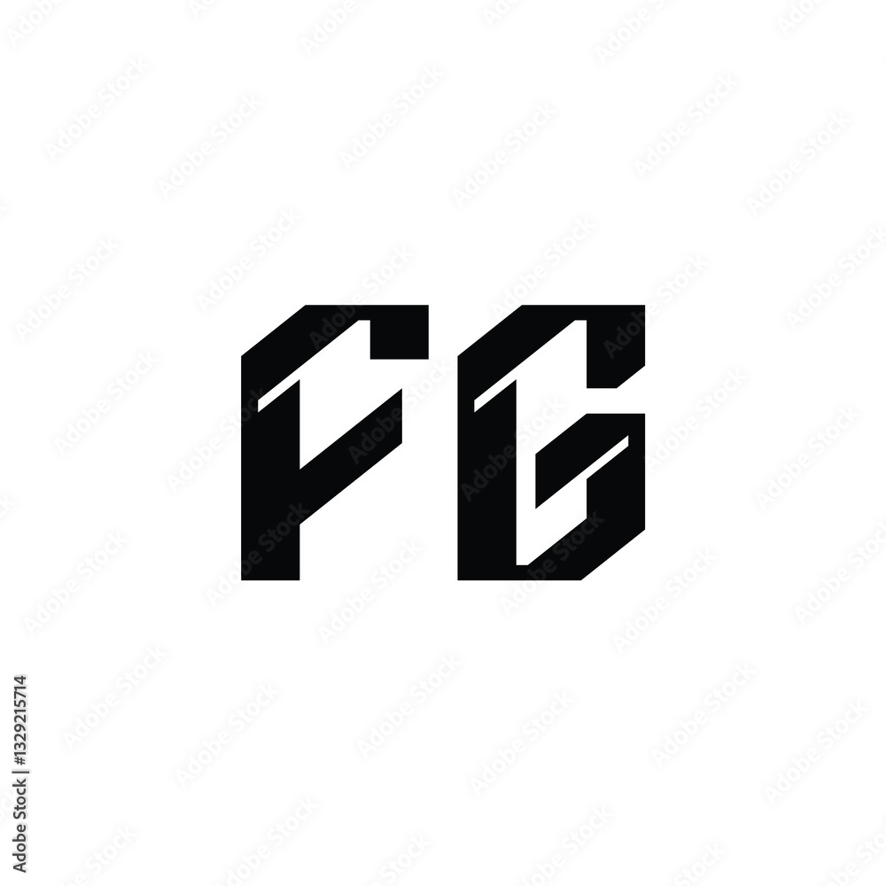 FG monogram logo design letter text name symbol monochrome logotype alphabet character simple logo FG monogram logo design letter text name symbol monochrome logotype alphabet character simple logo