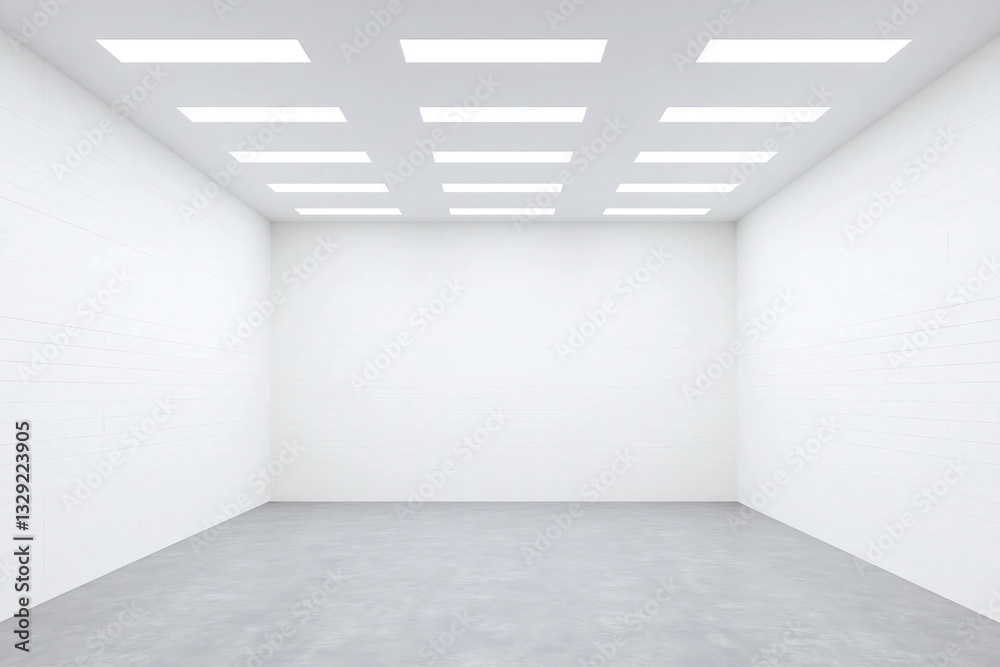 large empty room with white walls and floor large empty room with white walls and floor