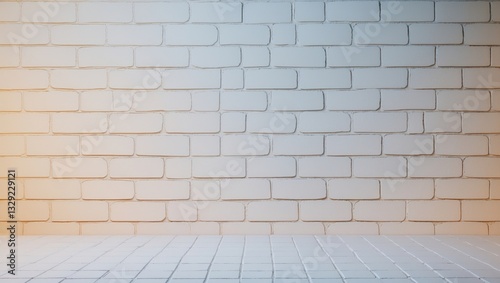 white brick wall can serve as a background