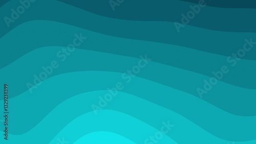 Blue Wavy Color Gradient Animation - 4k Motion Background for Social Media