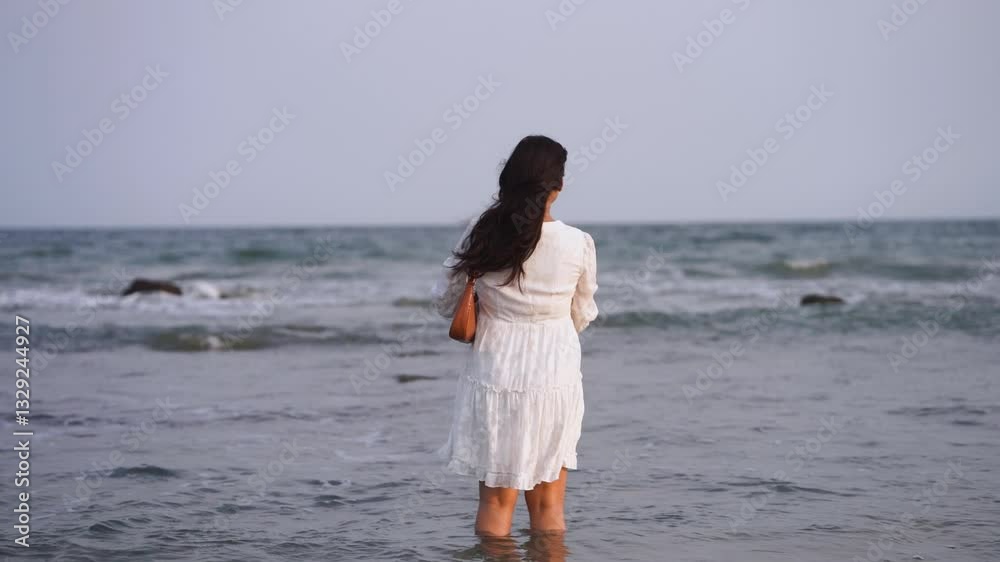 Freedom by the sea, Embracing the ocean, Serene beach moment, Peaceful coastal escape, Open arms to nature, Feeling the sea breeze, Tranquility in white stock video.
Freedom by the sea, Embracing the ocean, Serene beach moment, Peaceful coastal escape, Open arms to nature, Feeling the sea breeze, Tranquility in white stock video.