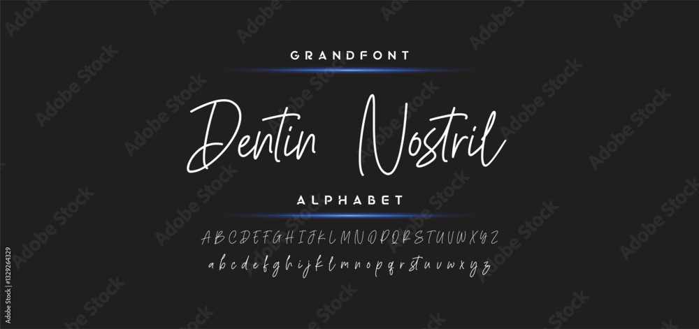 Hand drawn calligraphic vector monoline font. Distress signature letters. Modern script calligraphy type. ABC typography latin signature alphabet. Hand drawn calligraphic vector monoline font. Distress signature letters. Modern script calligraphy type. ABC typography latin signature alphabet.