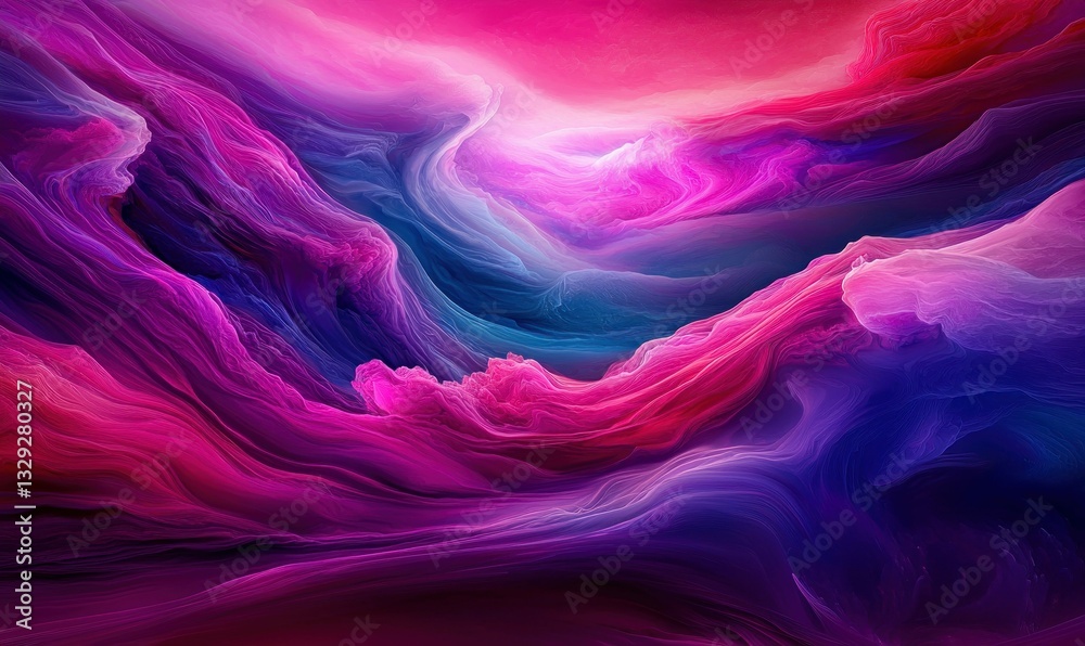 Obraz premium An abstract background featuring swirling blends of pink, purple, and blue creating a dreamy texture.