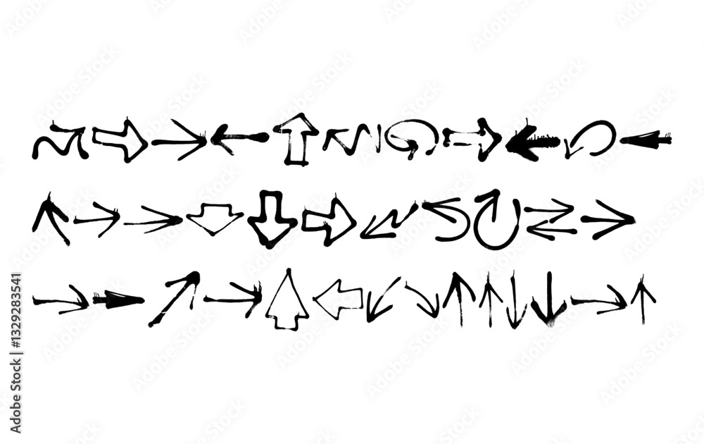 Graffiti Arrow Spray Splatter Shapes Vector Design Asset Collection Set Pack Graffiti Arrow Spray Splatter Shapes Vector Design Asset Collection Set Pack