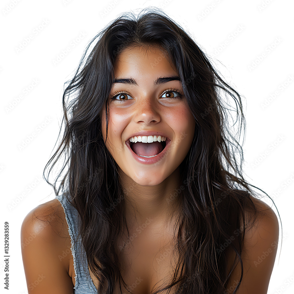happy young woman happy young woman