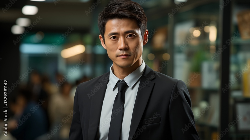 Professional Business Man in Workplace Environment Professional Business Man in Workplace Environment