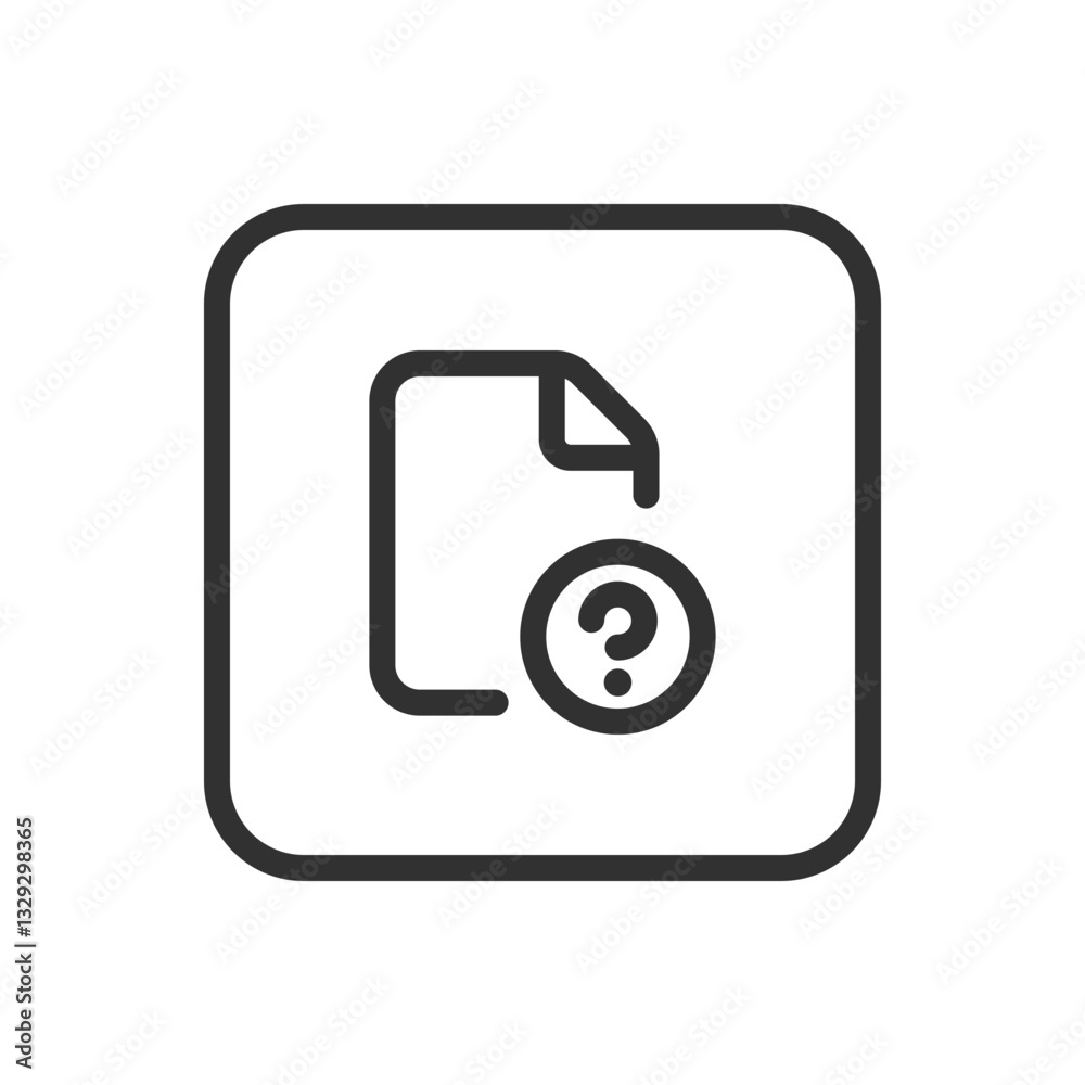 Question Document File Icon - Modern Simple Flat Vector for Web and Mobile Question Document File Icon - Modern Simple Flat Vector for Web and Mobile
