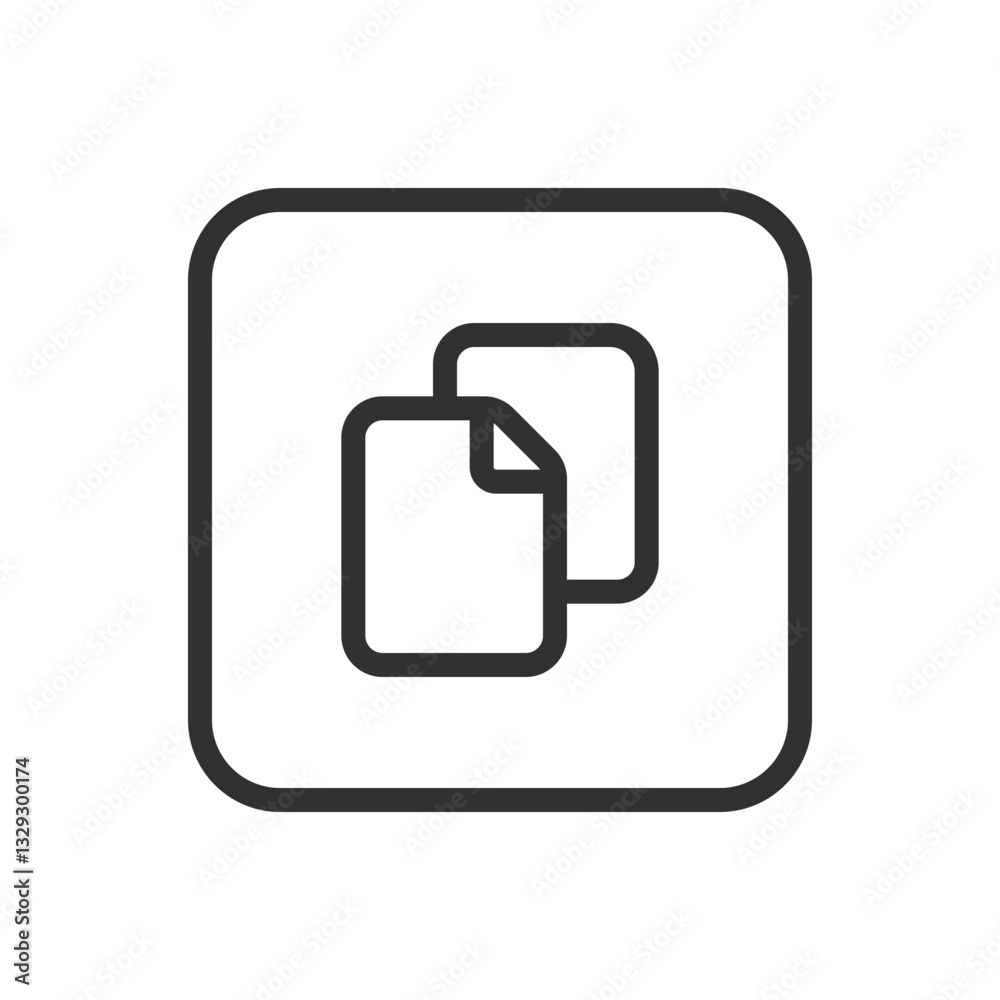 Copy Documents File Icon - Modern Simple Flat Vector for Web and Mobile Copy Documents File Icon - Modern Simple Flat Vector for Web and Mobile