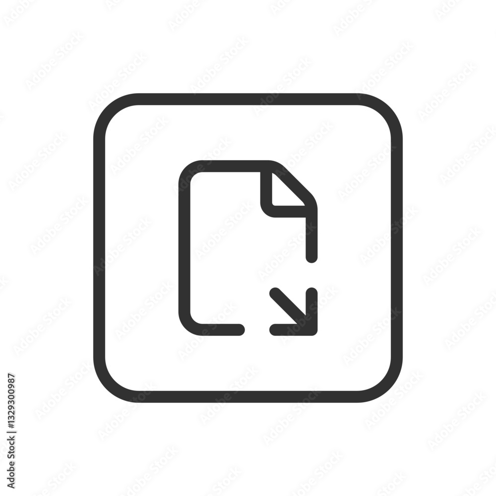 Arrow Document File Icon - Modern Simple Flat Vector for Web and Mobile Arrow Document File Icon - Modern Simple Flat Vector for Web and Mobile