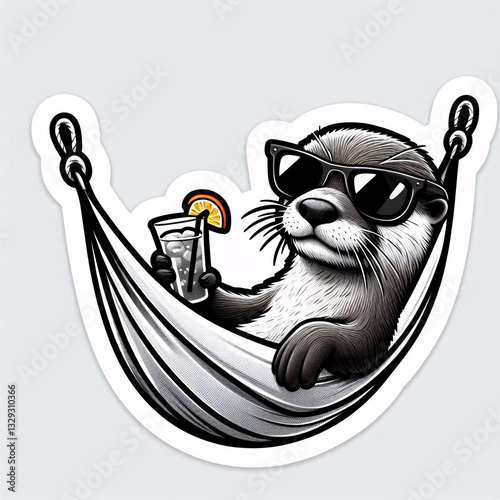 Adopt the otter state of mind: chill hard, sip slow, and don’t let anything disturb your hammock time.