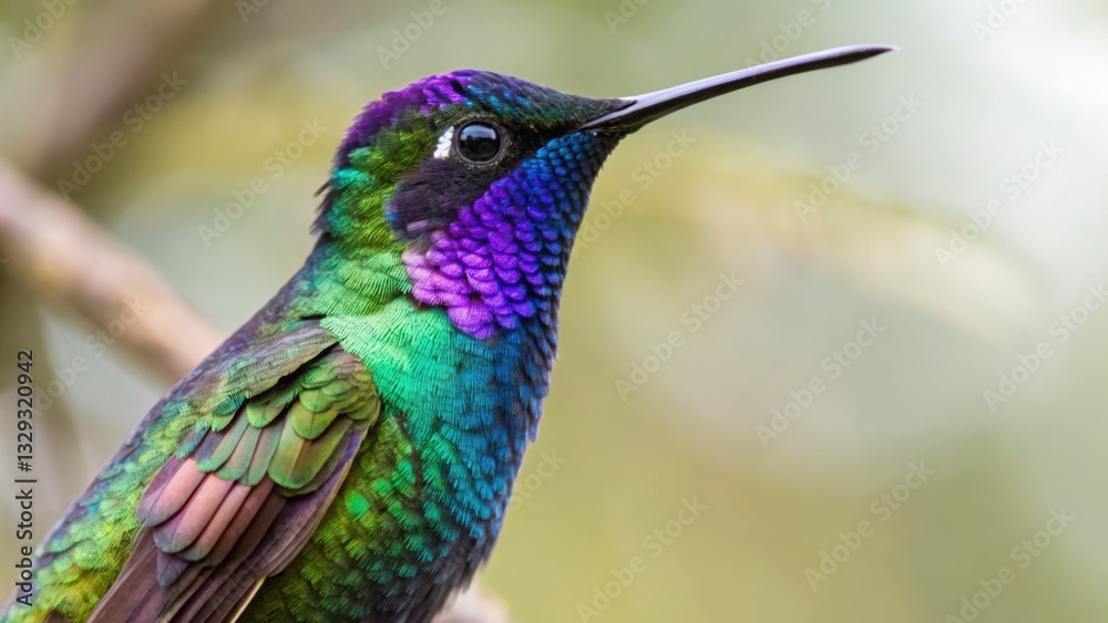 Obraz premium Zoom-in nature details Extreme close-up of a horse's muzzle highlighting macro texture in a natural wildlife setting. Macro texture wildlife.