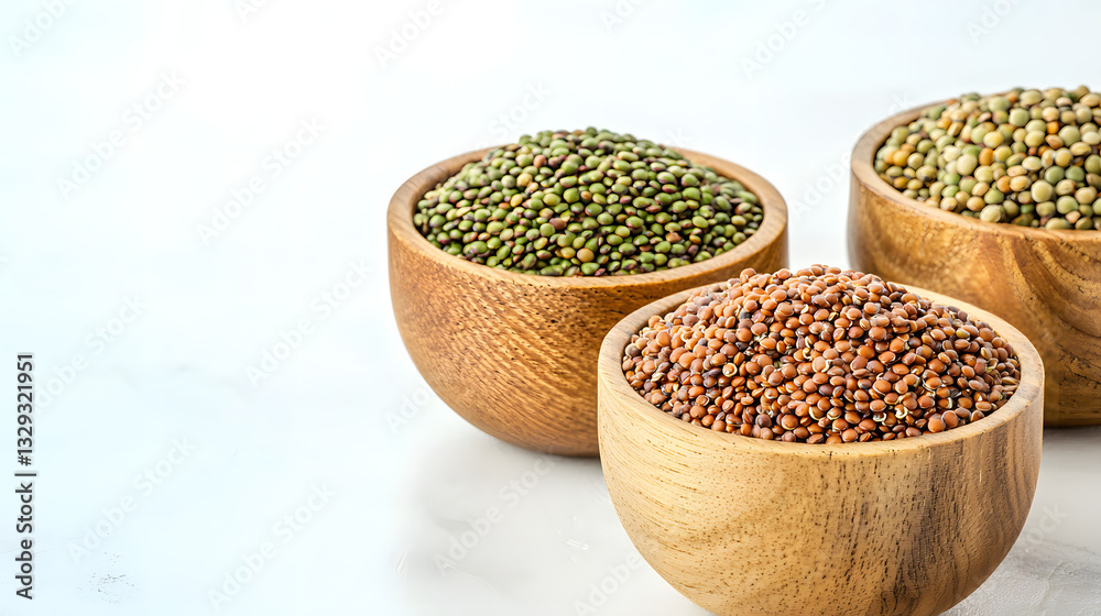 Wooden bowls filled with quinoa and lentils, symbolizing healthy nutrition, plant-based protein, and organic food choices.
Wooden bowls filled with quinoa and lentils, symbolizing healthy nutrition, plant-based protein, and organic food choices.