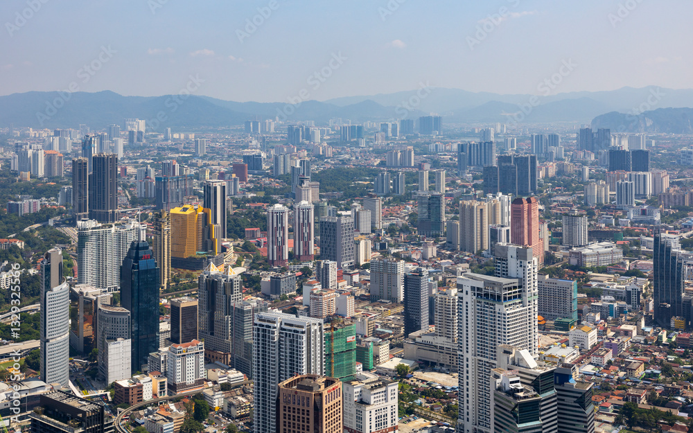 View of breathtaking cityscape with modern skyscrapers and urban landscape, Kuala Lumpur, Selangor, Malaysia. View of breathtaking cityscape with modern skyscrapers and urban landscape, Kuala Lumpur, Selangor, Malaysia.