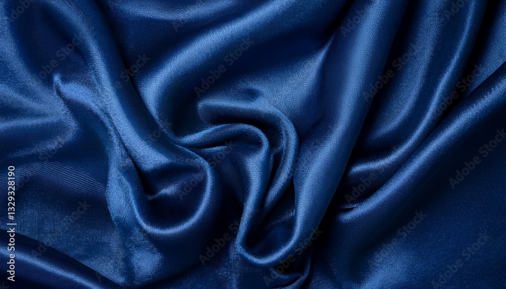 Fototapeta premium Luxurious indigo blue velvet textured background with a soft plush surface Elegant 