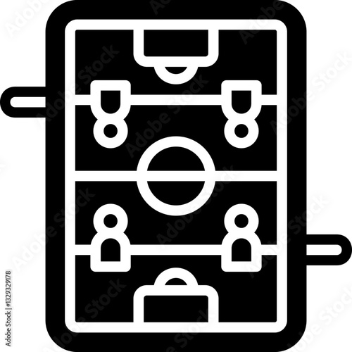 Table Soccer glyph icon