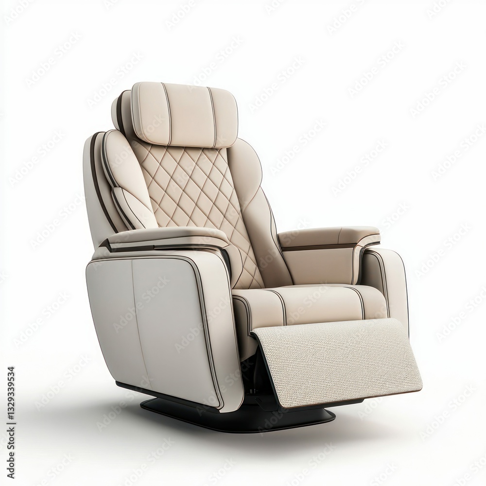 Fototapeta premium Cozy Beige Recliner