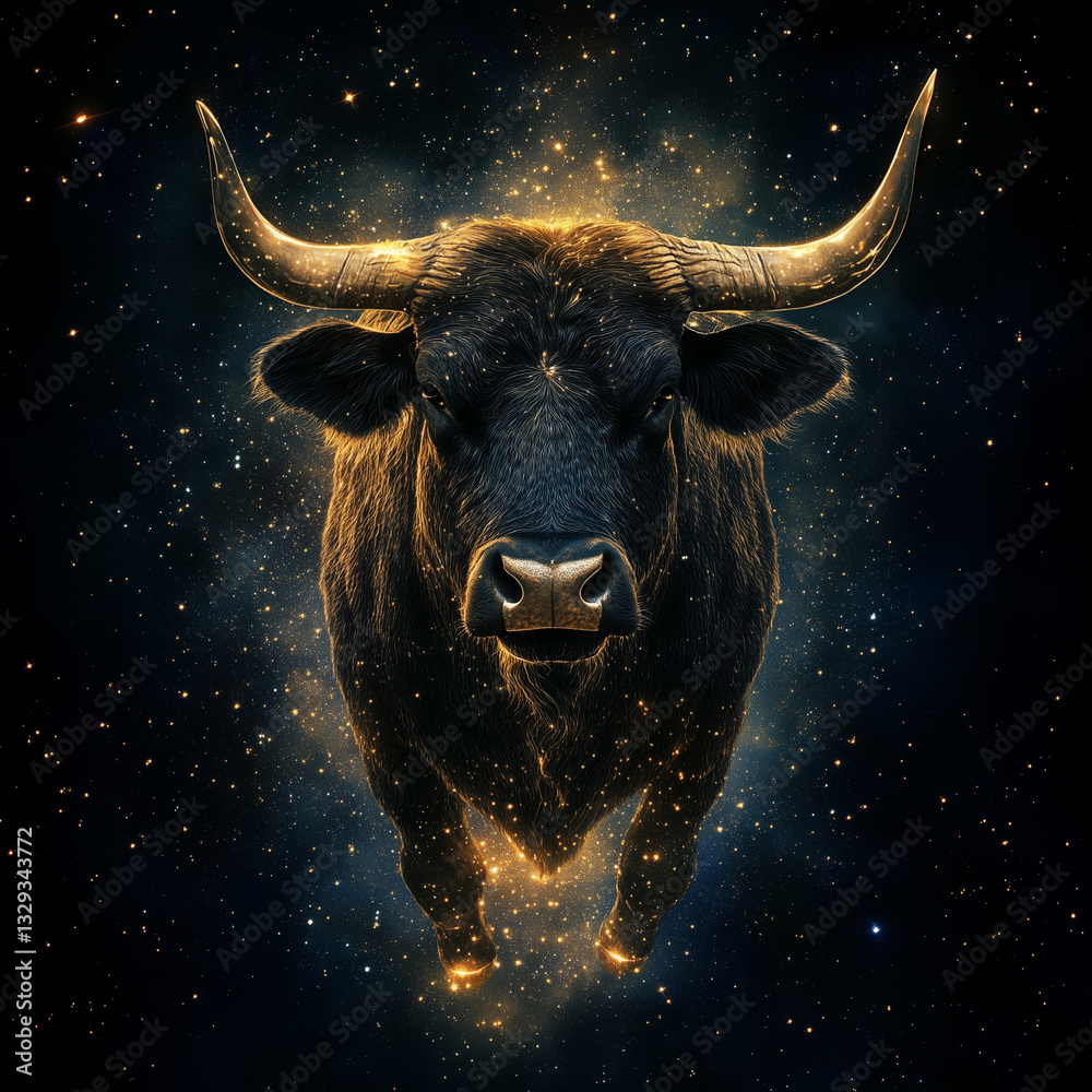 Naklejka premium Beautiful modern illustration of zodiac signs in astrological style, zodiac wheel horoscope, AI generated