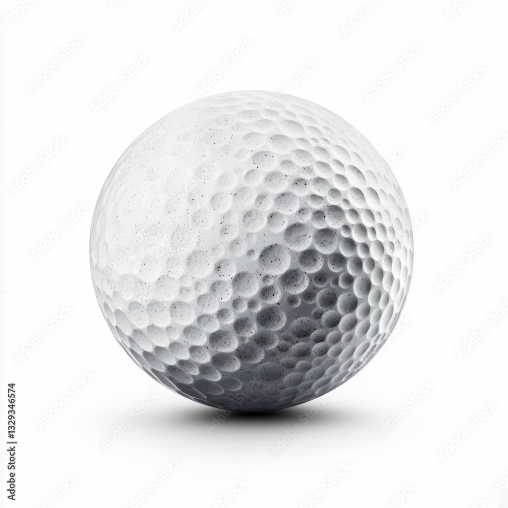 Isolated Golf Ball Isolated Golf Ball