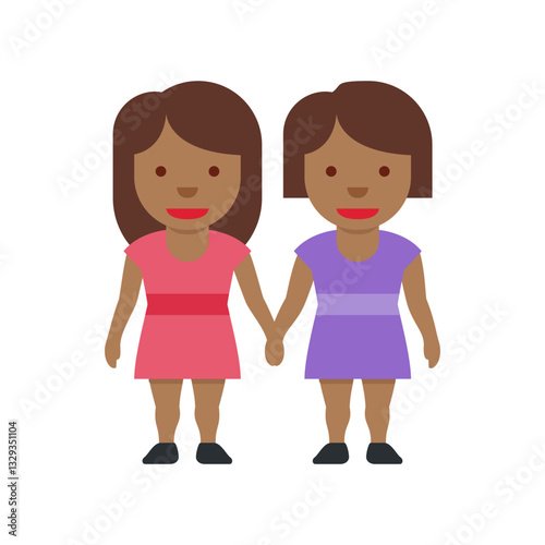 Women Holding Hands
