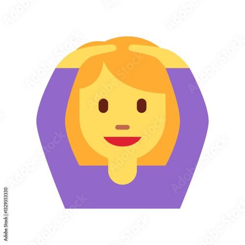Person Holding Head (Female)
