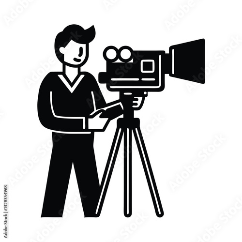 photographer with camera