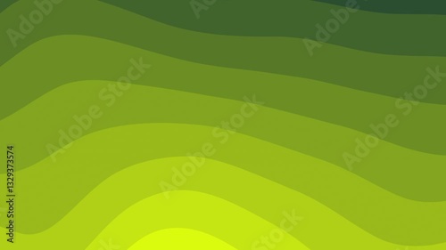 Green/Teal Wavy Color Gradient Animation - 4k Motion Background for Social Media