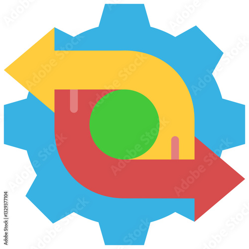 utilization flat icon