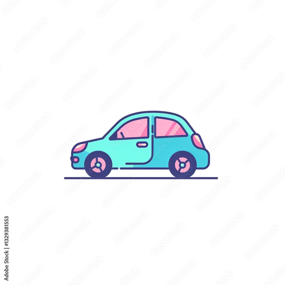 Obraz premium Car Service Icon Isolated on Transparent Background
