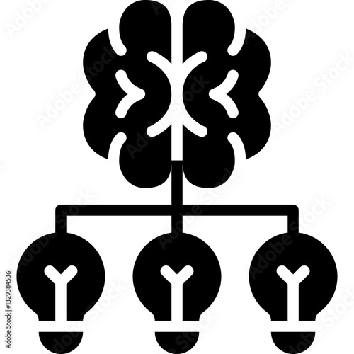 brainstorm solid icon