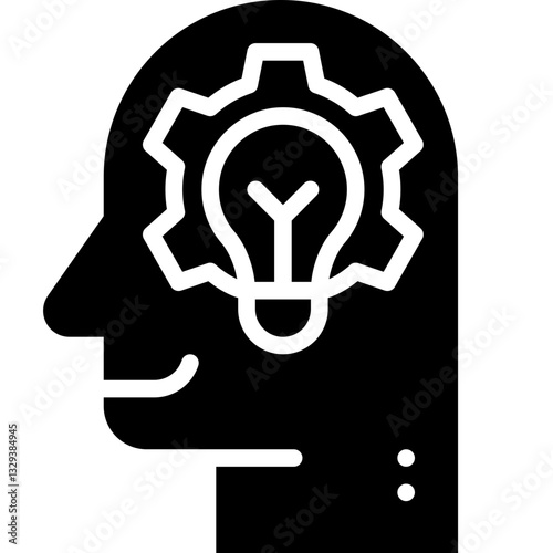 thought solid icon