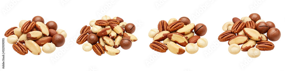 Scattered Mixed Nuts, Cut Out Set Scattered Mixed Nuts, Cut Out Set