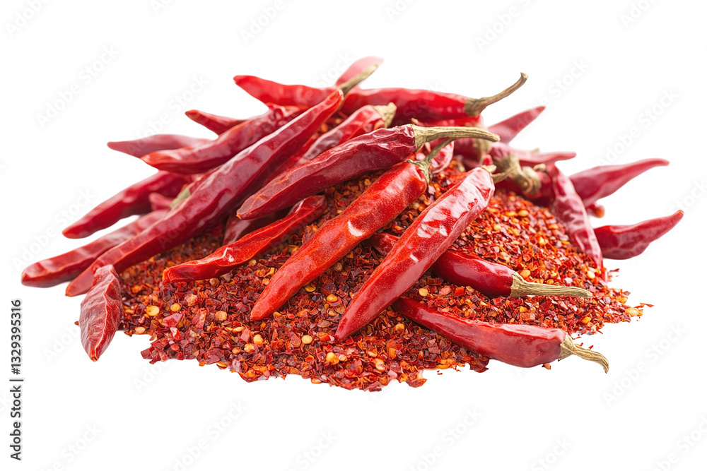 Fototapeta premium A small amount of orange substance is shown on a black background