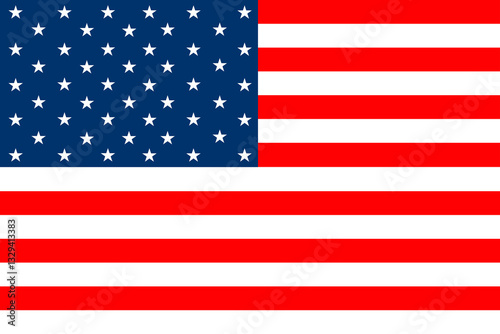 The flag of the United States,