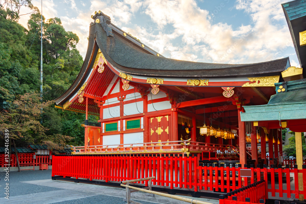 Fushimi Inari Taisha shrine in Kyoto, Japan